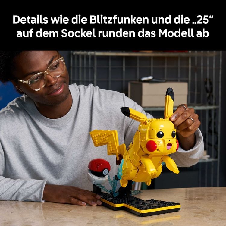 Produktbild: LEGO Pok&eacute;mon 72152 Pikachu und Pok&eacute;ball, 3D Puzzle zum Videospiel