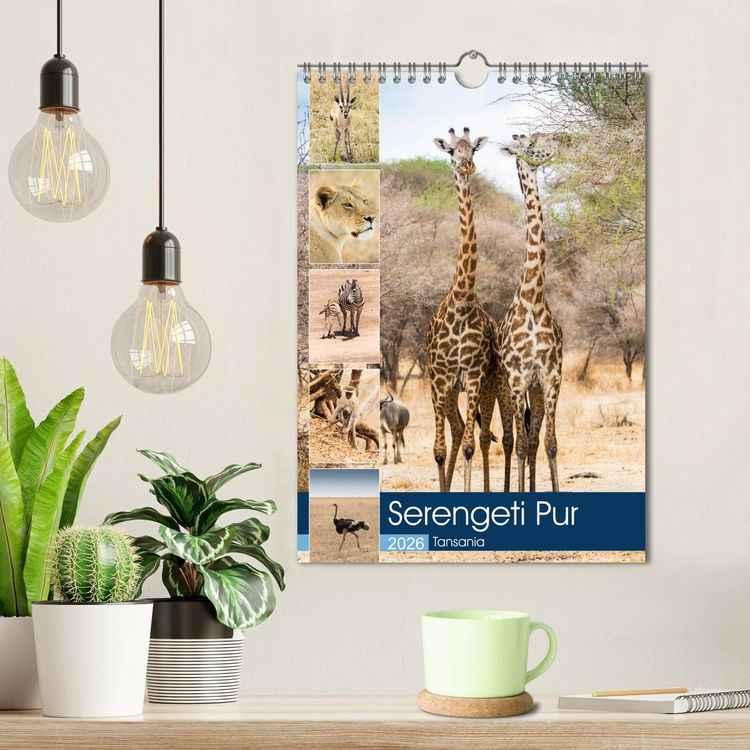 Produktbild: Serengeti Pur - Tansania (Wandkalender 2026 DIN A4 hoch), CALVENDO Monatskalender