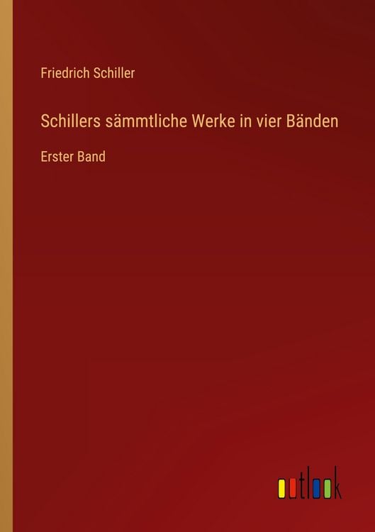 Produktbild: Schillers s&auml;mmtliche Werke in vier B&auml;nden