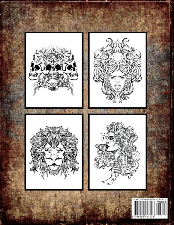 Produktbild: Tattoo Coloring Book