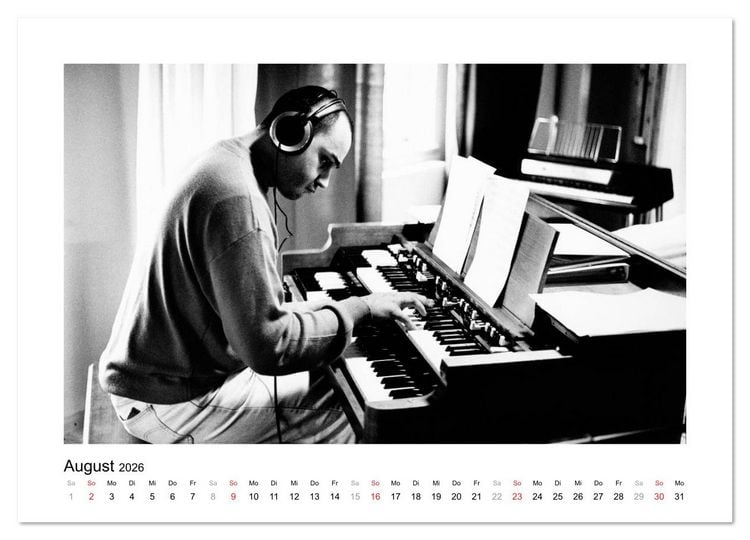 Produktbild: Jazztime (Wandkalender 2026 DIN A2 quer), CALVENDO Monatskalender