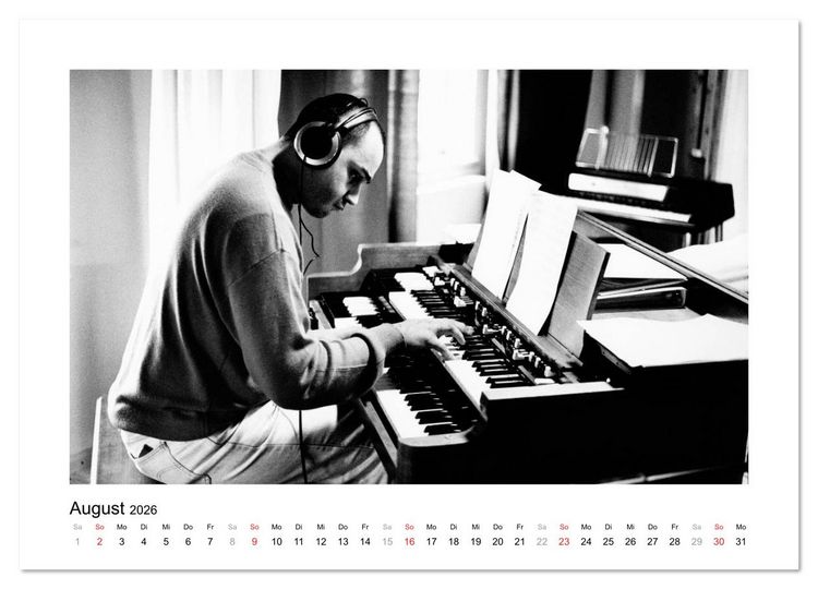 Produktbild: Jazztime (Wandkalender 2026 DIN A3 quer), CALVENDO Monatskalender