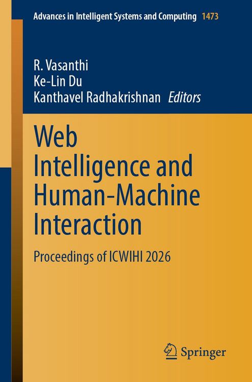 Produktbild: Web Intelligence and Human-Machine Interaction