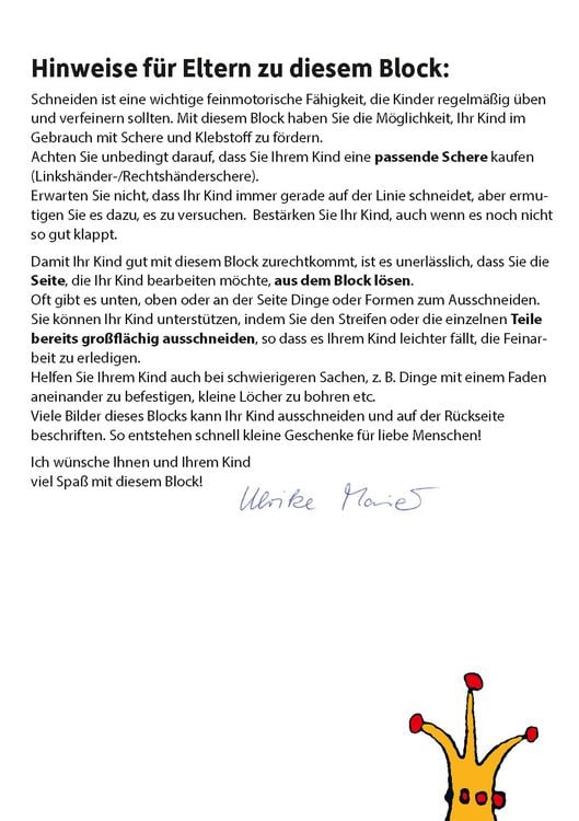 Kindergartenblock ab 4 Jahre - Schneiden, kleben, basteln