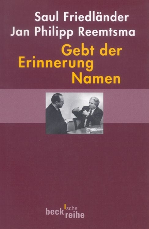 Bild vom Artikel Gebt der Erinnerung Namen vom Autor Saul Friedländer