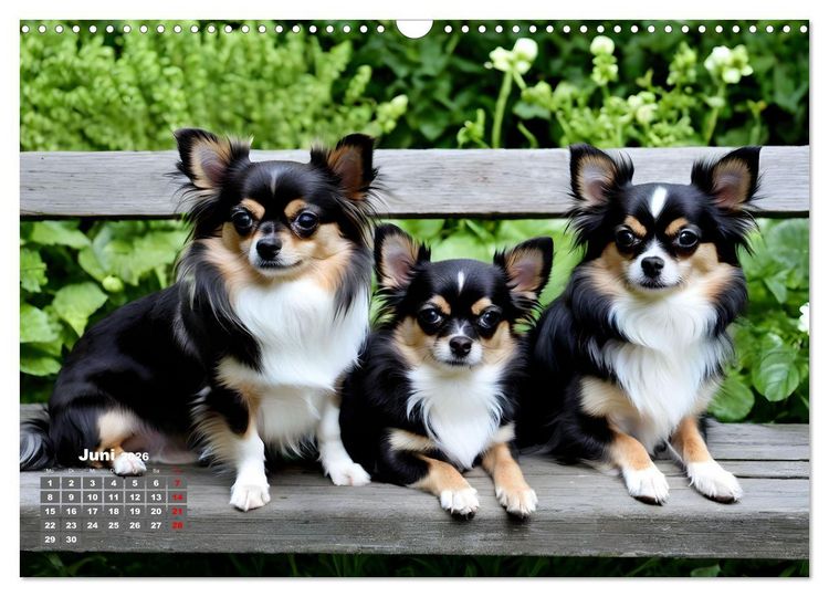 Produktbild: Chihuahua - der mutige Winzling (Wandkalender 2026 DIN A3 quer), CALVENDO Monatskalender