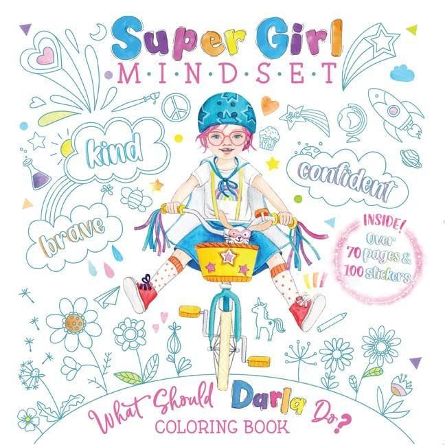 Produktbild: Super Girl Mindset Coloring Book: What Should Darla Do?