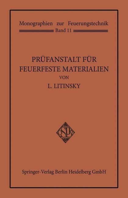 Produktbild: Pr&uuml;fanstalt f&uuml;r Feuerfeste Materialien