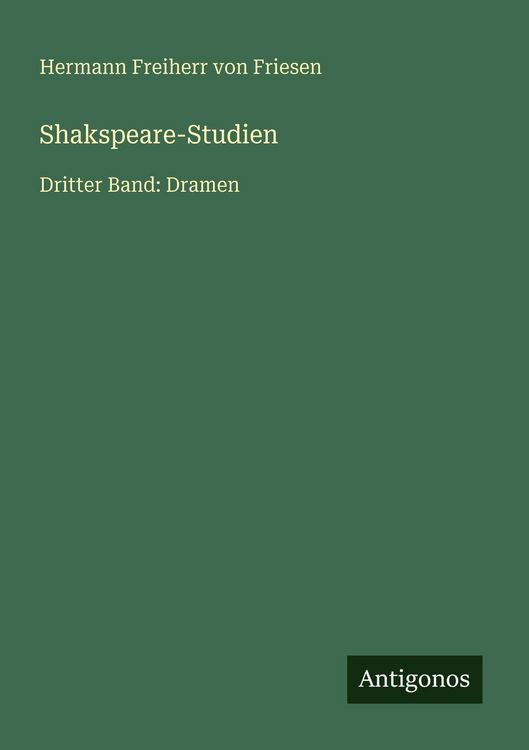 Produktbild: Shakspeare-Studien