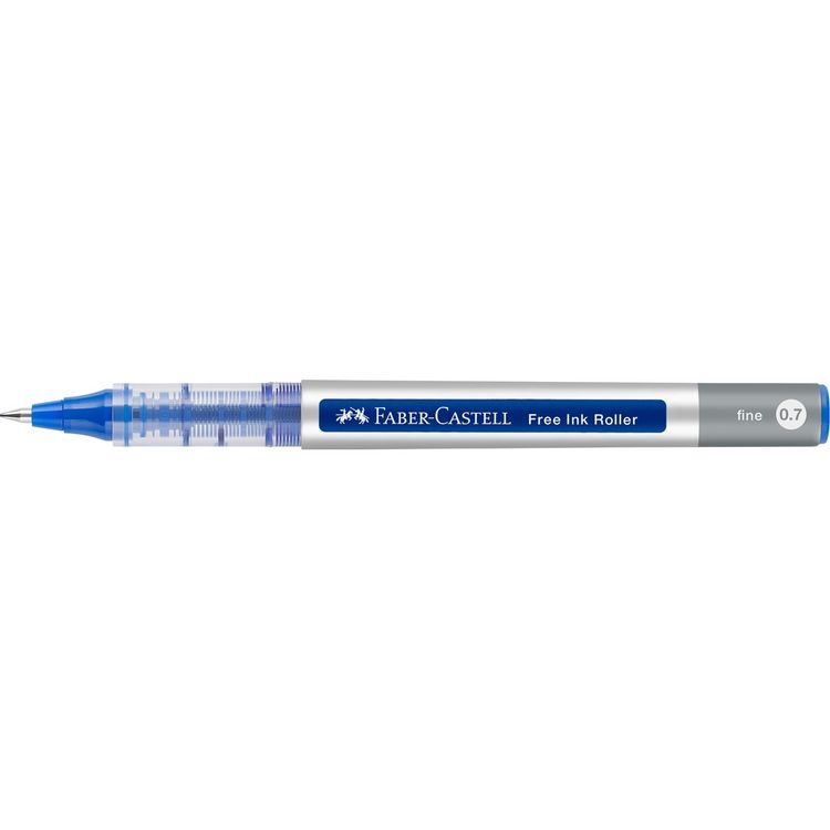 Produktbild: Faber-Castell Tintenroller Free Ink Fine 0.7mm blau 5 St&uuml;ck