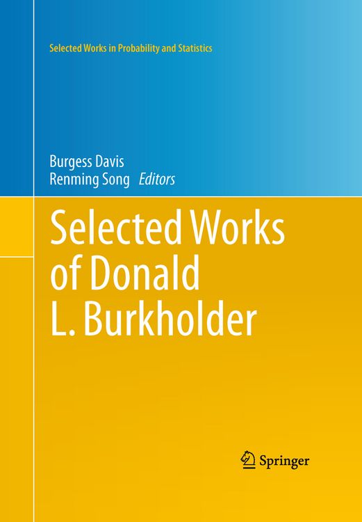 Produktbild: Selected Works of Donald L. Burkholder