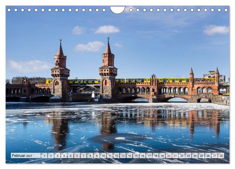 Produktbild: Berlin - Faszination bei Tag und Nacht (Wandkalender 2027 DIN A4 quer), CALVENDO Monatskalender