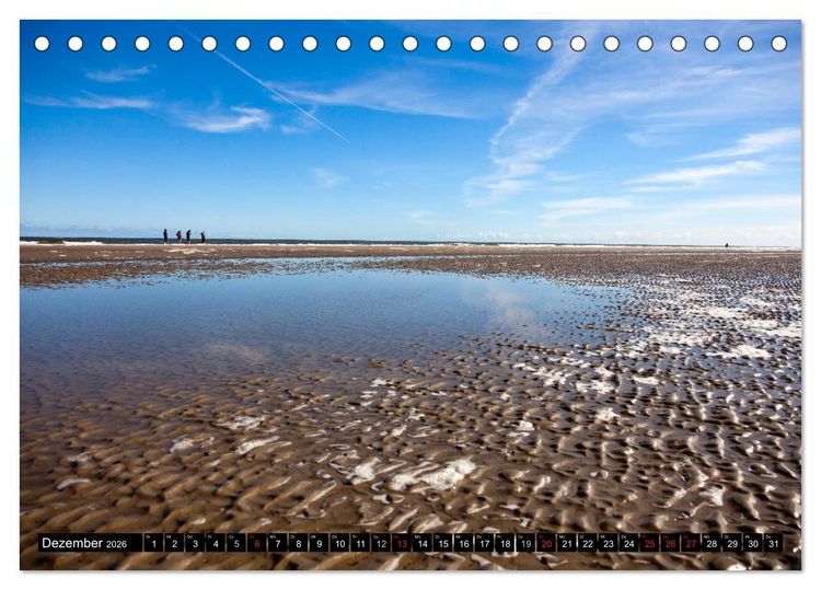 Produktbild: Insel Spiekeroog (Tischkalender 2026 DIN A5 quer), CALVENDO Monatskalender
