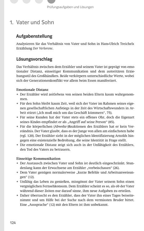 Produktbild: Klett Lekt&uuml;rehilfen Hans-Ulrich Treichel, Der Verlorene