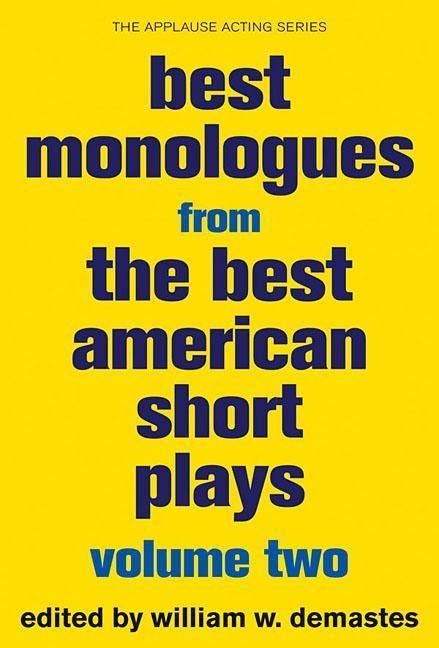 Produktbild: Best Monologues from The Best American Short Plays