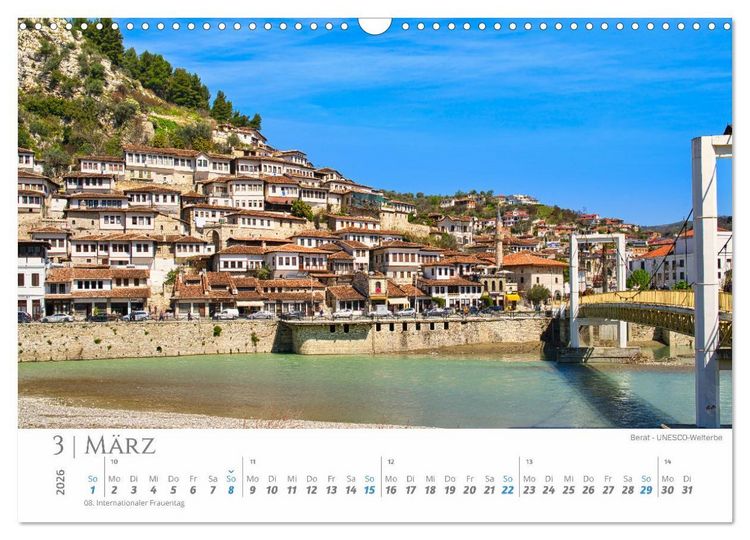 Produktbild: Albanien - wild, authentisch, abenteuerlich (Wandkalender 2026 DIN A3 quer), CALVENDO Monatskalender
