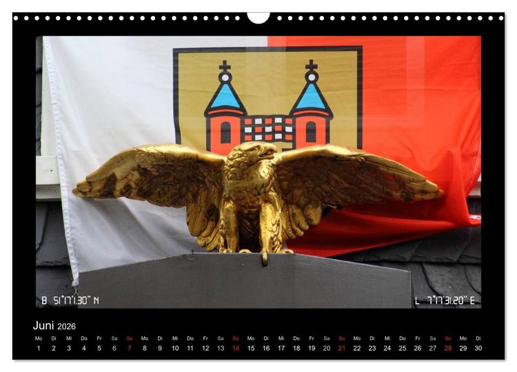 Produktbild: Geo-Tagging in Schwelm (Wandkalender 2026 DIN A3 quer), CALVENDO Monatskalender
