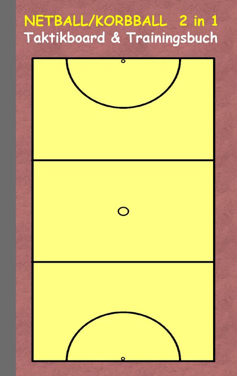Produktbild: Netball/Korbball 2 in 1 Taktikboard und Trainingsbuch