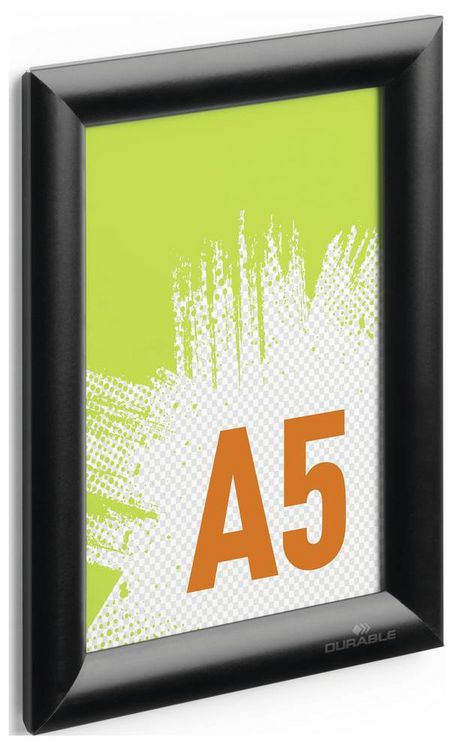 Produktbild: Durable 479501 Bilder Wechselrahmen Papierformat: DIN A5 Schwarz