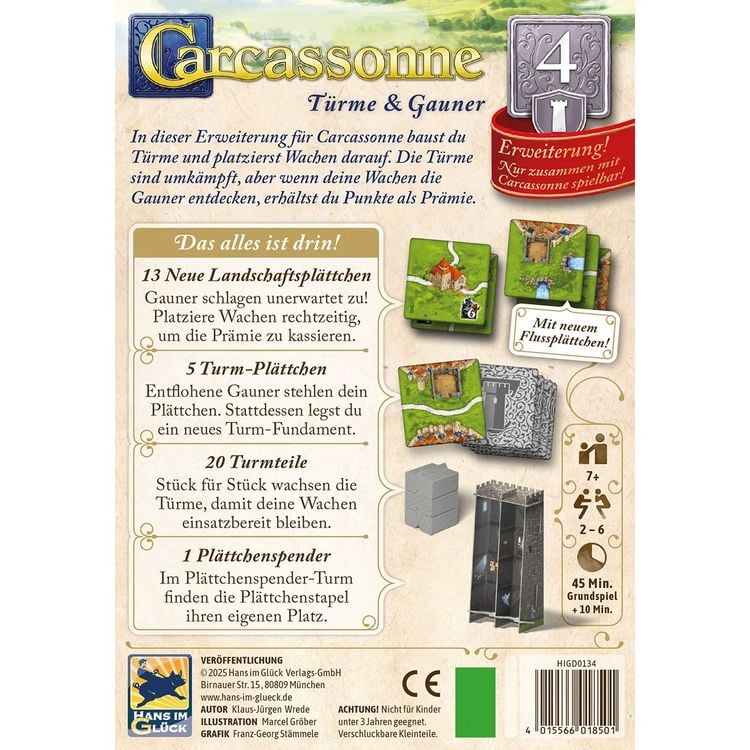 Produktbild: Carcassonne - Erweiterung 4