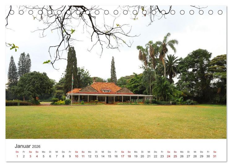 Produktbild: Kenia - Eine Entdeckungsreise durch das Land im Osten Afrikas (Tischkalender 2026 DIN A5 quer), CALVENDO Monatskalender