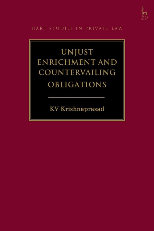 Produktbild: Krishnaprasad, K: Unjust Enrichment and Countervailing Oblig