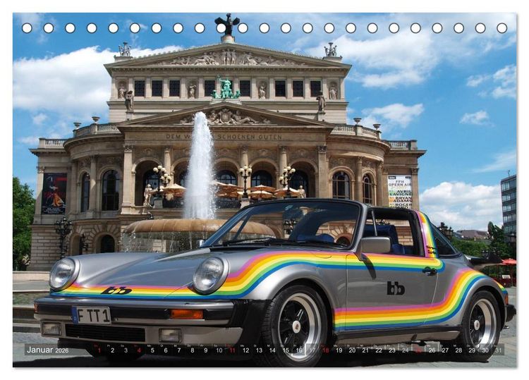 Produktbild: Ein Porsche muss es schon sein! (Tischkalender 2026 DIN A5 quer), CALVENDO Monatskalender