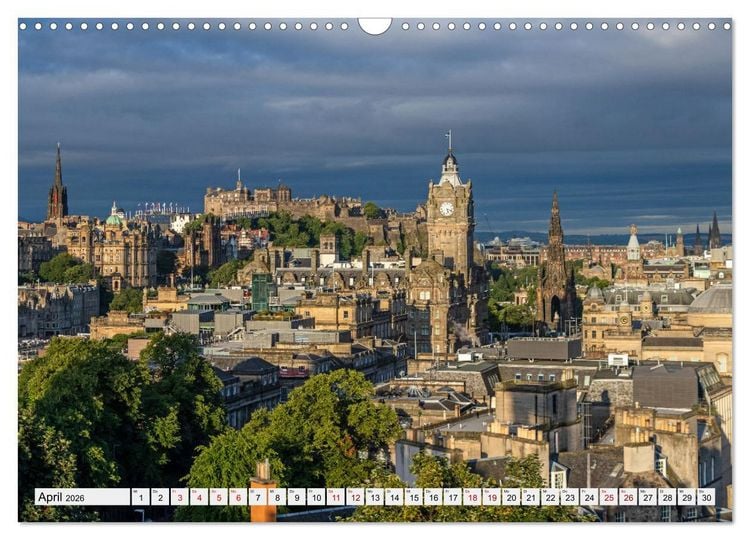 Produktbild: Wundersch&ouml;nes Edinburgh (Wandkalender 2026 DIN A3 quer), CALVENDO Monatskalender