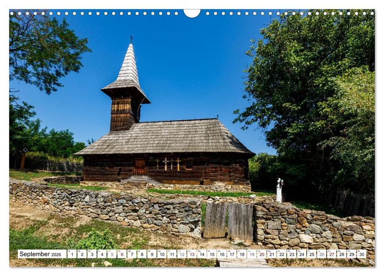 Produktbild: Kirchen und Kl&ouml;ster in Rum&auml;nien (Wandkalender 2026 DIN A3 quer), CALVENDO Monatskalender
