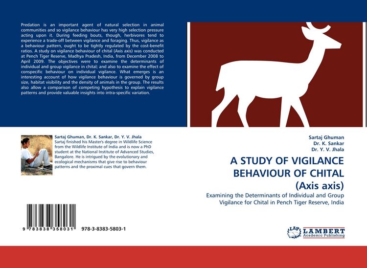 Produktbild: A Study Of Vigilance Behaviour Of Chital (axis Axis)