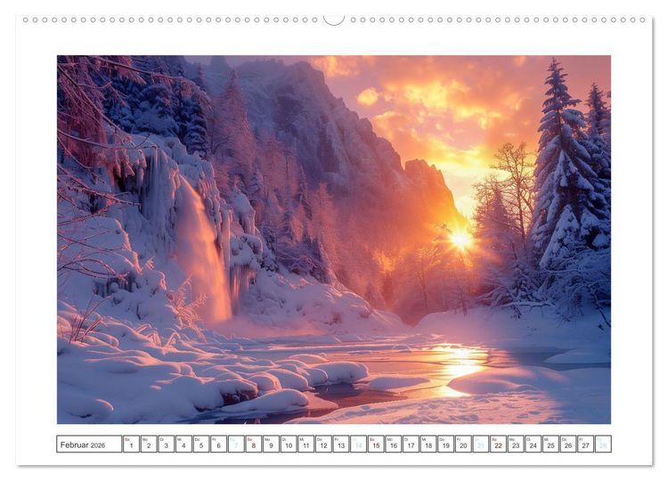 Produktbild: Wo Wasser und Magie sich vereinen (Wandkalender 2026 DIN A2 quer), CALVENDO Monatskalender