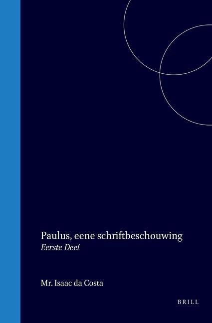 Produktbild: Paulus, Eene Schriftbeschouwing