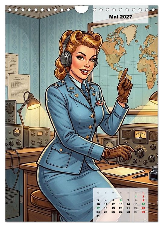 Produktbild: Uniform-Girls (Wandkalender 2027 DIN A4 hoch), CALVENDO Monatskalender