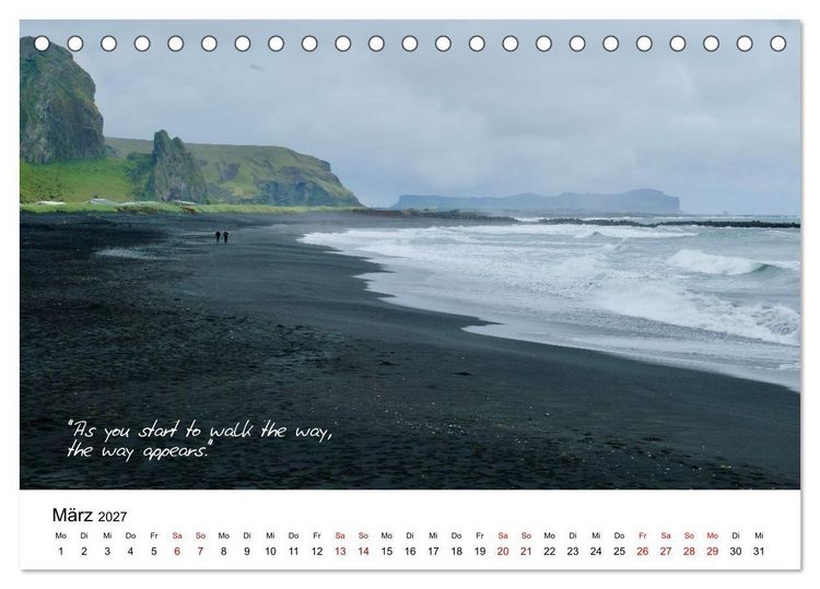 Produktbild: Islandherzen (Tischkalender 2027 DIN A5 quer), CALVENDO Monatskalender