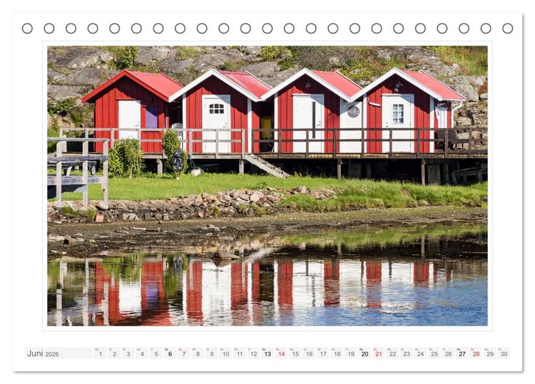 Produktbild: Bohusl&auml;n. K&auml;ring&ouml;n - Gullholmen - H&aring;ll&ouml; (Tischkalender 2026 DIN A5 quer), CALVENDO Monatskalender