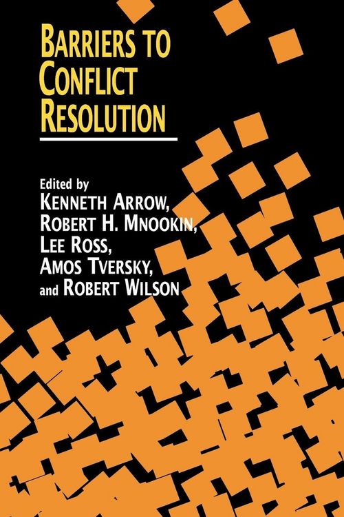 Produktbild: Barriers to Conflict Resolution