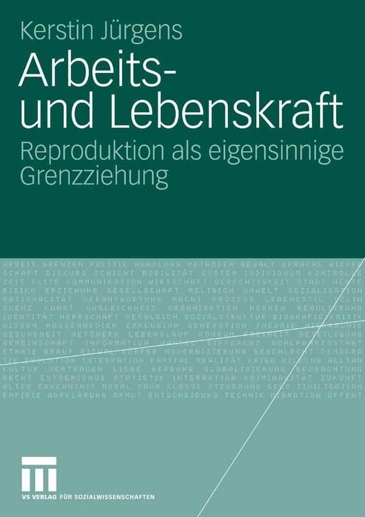 Produktbild: Arbeits- und Lebenskraft