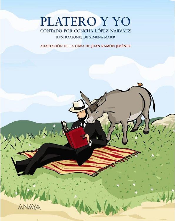 Produktbild: Platero y yo contado por Concha L&oacute;pez Narv&aacute;ez