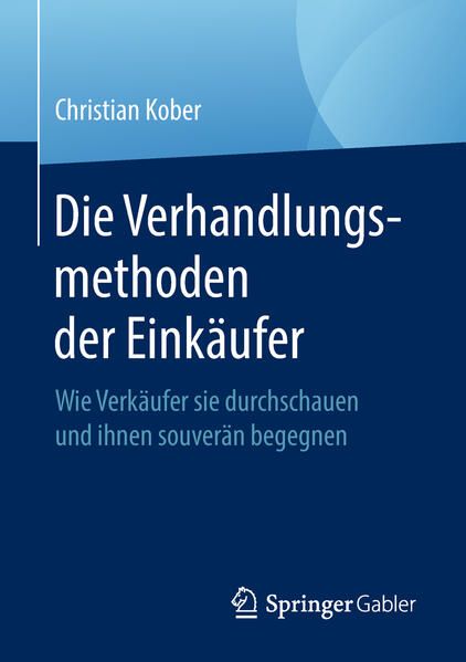Produktbild: Die Verhandlungsmethoden der Eink&auml;ufer