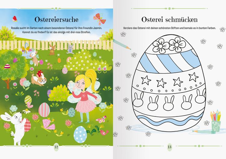Produktbild: Kreative Ostern! Malen und R&auml;tseln