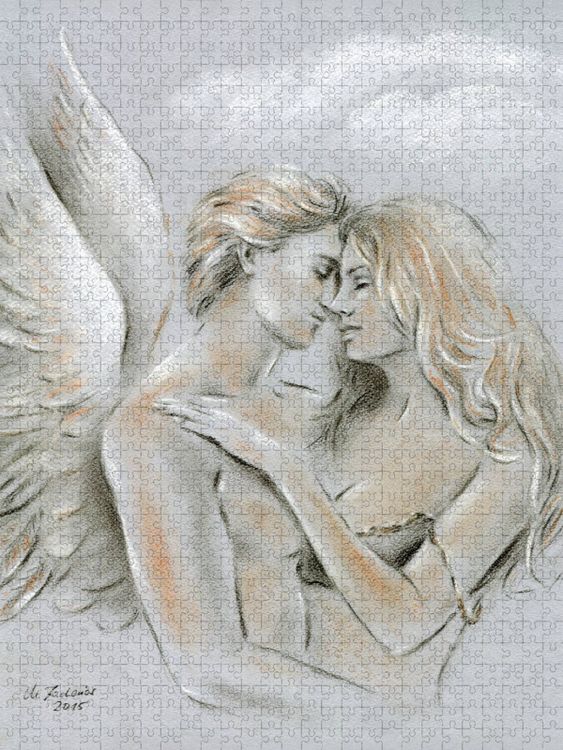 Produktbild: CALVENDO Puzzle Traumhafter Engel auf Erden | 1000 Teile Lege-Gr&ouml;&szlig;e 64x48cm Foto-Puzzle f&uuml;r gl&uuml;ckliche Stunden