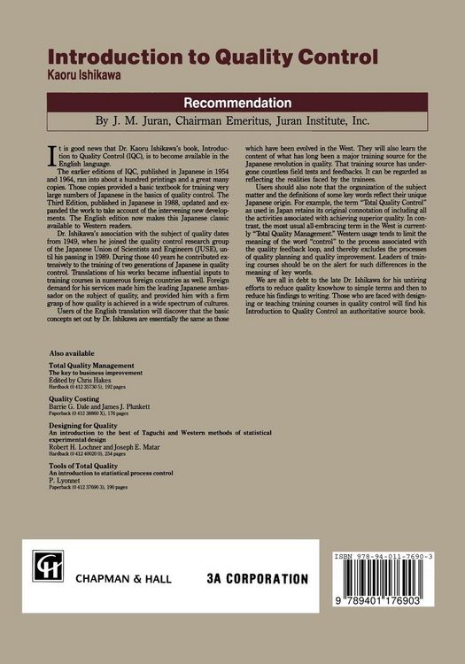 Produktbild: Introduction to Quality Control