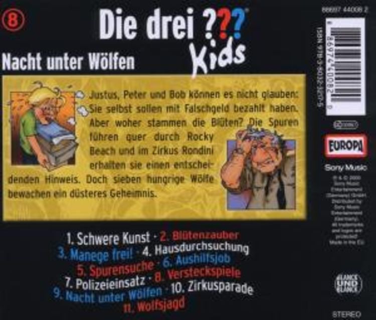 Die drei ??? Kids (8) Nacht unter Wölfen