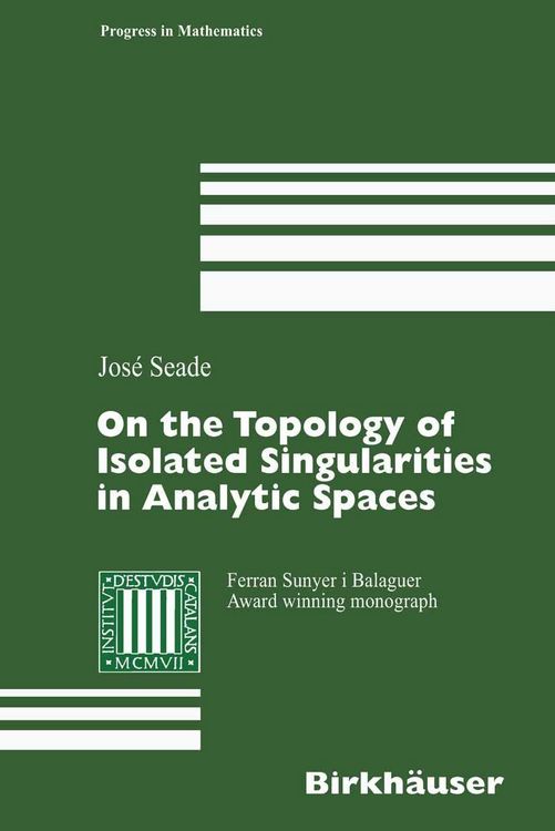 Produktbild: On the Topology of Isolated Singularities in Analytic Spaces