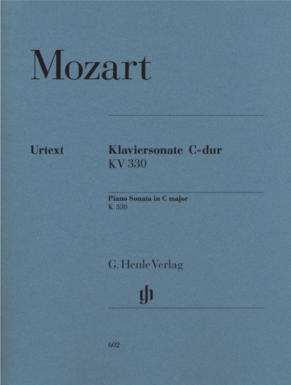 Produktbild: Wolfgang Amadeus Mozart - Klaviersonate C-dur KV 330 (300h)