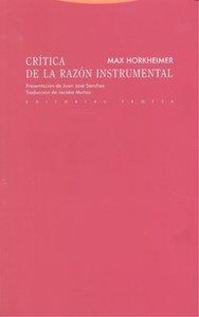 Produktbild: Cr&iacute;tica de la raz&oacute;n instrumental