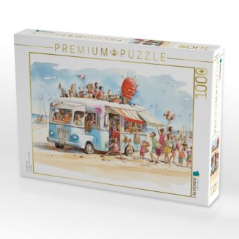 Produktbild: CALVENDO Puzzle Strandfreuden | 1000 Teile Lege-Gr&ouml;&szlig;e 64x48cm Foto-Puzzle f&uuml;r gl&uuml;ckliche Stunden