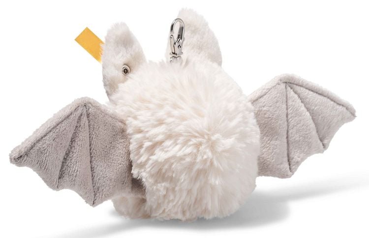 Produktbild: Steiff 056611 - Anh&auml;nger Batilda Fledermaus, wei&szlig;, Pl&uuml;sch, 8 cm