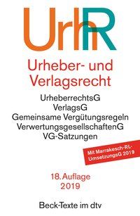 Produktbild: Urheber- und Verlagsrecht