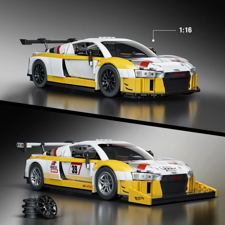 Produktbild: Mattel Brick Shop Hot Wheels Elite Audi